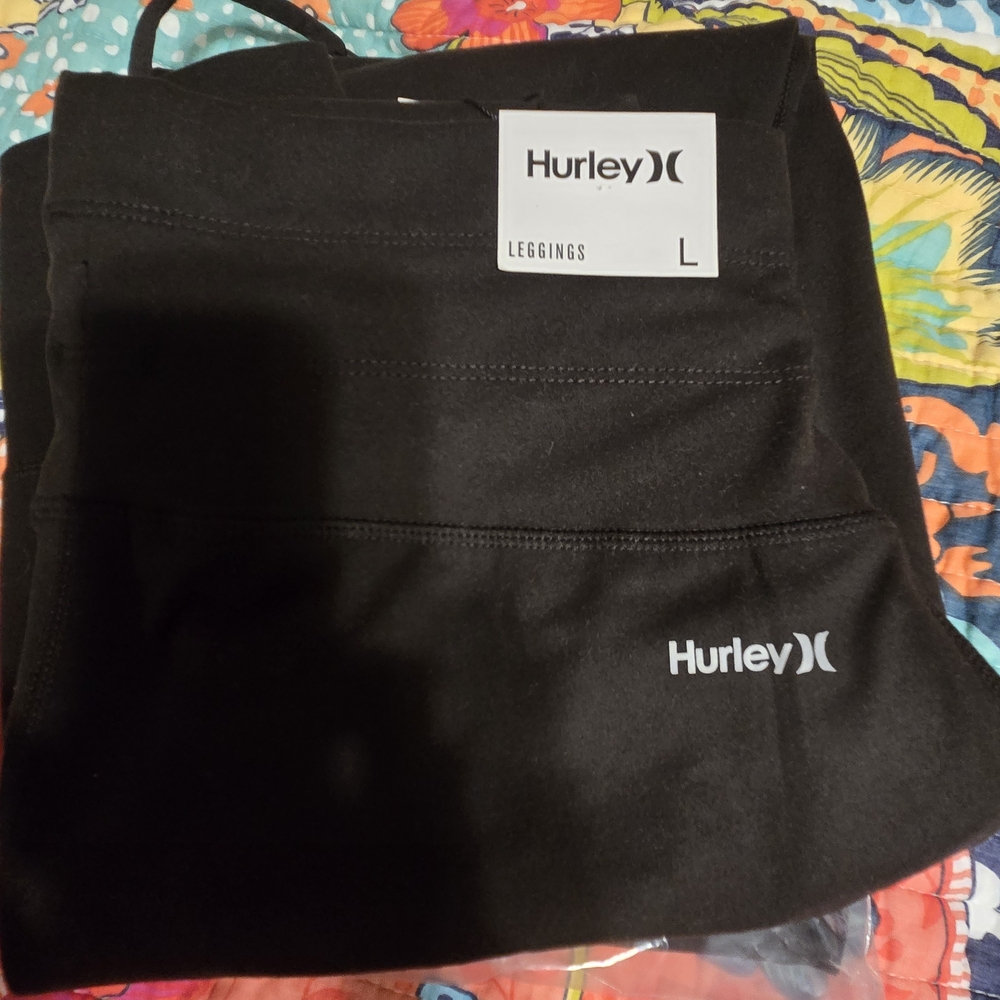 Hurley Jet Black Leggings